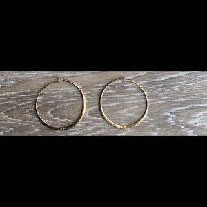 Medium Gold Hoop Earrings